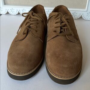 NWOT  G.H. Bass & Co. Men's Suede Oxford Shoes Tan Size 8.5